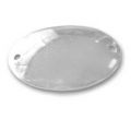 Perle intercalaire bomb�e en Argent 925 31x24 mm x1