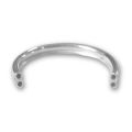 Ring base double tube Sterling Silver 925 (big size)
