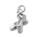 Breloque ballerine 18 mm en Argent x1