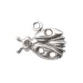 Breloque coccinelle 10 mm en Argent x1