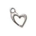 Breloque coeur 10 mm en Argent x1