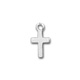 Breloque croix 9 mm en Argent x1