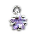 Breloque �toile en Argent 8 mm Alexandrite x1