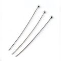 Clou en Argent 925 t�te boule 40 mm x10
