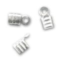 Pince lacet plat 3 mm en Argent 925 x10