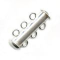 Fermoir 3 rangs aimant� 22 mm Argent 925