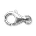 Fermoir mousqueton 16 mm en Argent 925