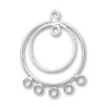 Intercalaires � d�corer 21 mm en Argent 925 x2