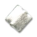Carr� 10 mm en Argent 925 bross� x1
