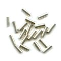 Tubes droits 6x2 mm en Argent 925 x 20