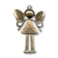 Fillette 38 mm gold bronze x1