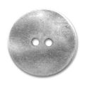 Bouton 28 mm argent� vieilli x1