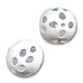Boule filigrann�e 15 mm Blanc x1