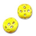 Boule filigrann�e 15 mm Jaune x1