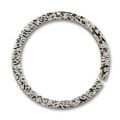 Anneau de jonction rond 30 mm argent� vieilli x1
