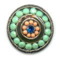 Intercalaire 2 rangs bronze �maill� 21 mm x1