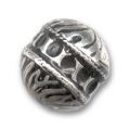 Perle marocaine argent�e 20x22 mm x1