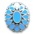 Intercalaire �maill� 25x20 mm Bleu x1
