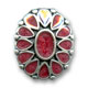 Intercalaire �maill� 25x20 mm Burgundy x1