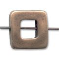 Carr� 12 mm cuivr� vieilli x1