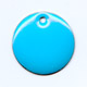 Sequin �maill� turquoise 15 mm x1