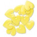 Coeur �maill� 16 mm Jaune x1