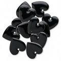 Coeur �maill� 16 mm Noir x1
