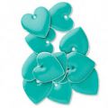 Coeur �maill� 16 mm Teal x1