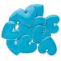 Coeur �maill� 16 mm Turquoise x1