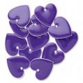 Coeur �maill� 16 mm Violet x1