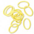 Ovale �maill� 18x12 mm Jaune x1