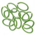 Ovale �maill� 18x12 mm Olive x1