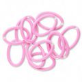 Ovale �maill� 18x12 mm Rose x1