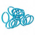 Ovale �maill� 18x12 mm Turquoise x1