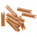 Rectangle �maill� 20x5 mm Camel x1