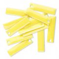 Rectangle �maill� 20x5 mm Jaune x1