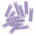Rectangle �maill� 20x5 mm Lavande x1