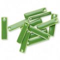 Rectangle �maill� 20x5 mm Olive x1