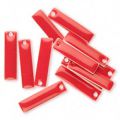 Rectangle �maill� 20x5 mm Rouge x1