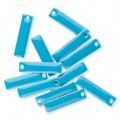 Rectangle �maill� 20x5 mm Turquoise x1