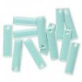 Rectangle �maill� 20x5 mm Turquoise clair x1