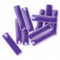 Rectangle �maill� 20x5 mm Violet x1