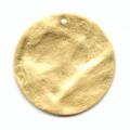 Sequin froiss� 40 mm dor� satin� x1
