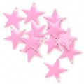 Etoile �maill�e 12 mm Rose x1