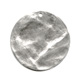 Sequin froiss� 40 mm argent� antique x1