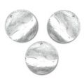 Sequins froiss�s 15 mm argent� x5