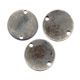Sequins 2 trous argent�es 14 mm x12