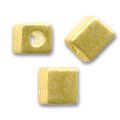 Cubes Miyuki 4 mm SB4-1052 - Galvanized Gold