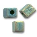 Cubes Miyuki 4 mm SB4-2008- Patina Iris Metallic Mat