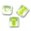 Cubes Miyuki 3 mm SB3-245 - Crystal Lime Lined